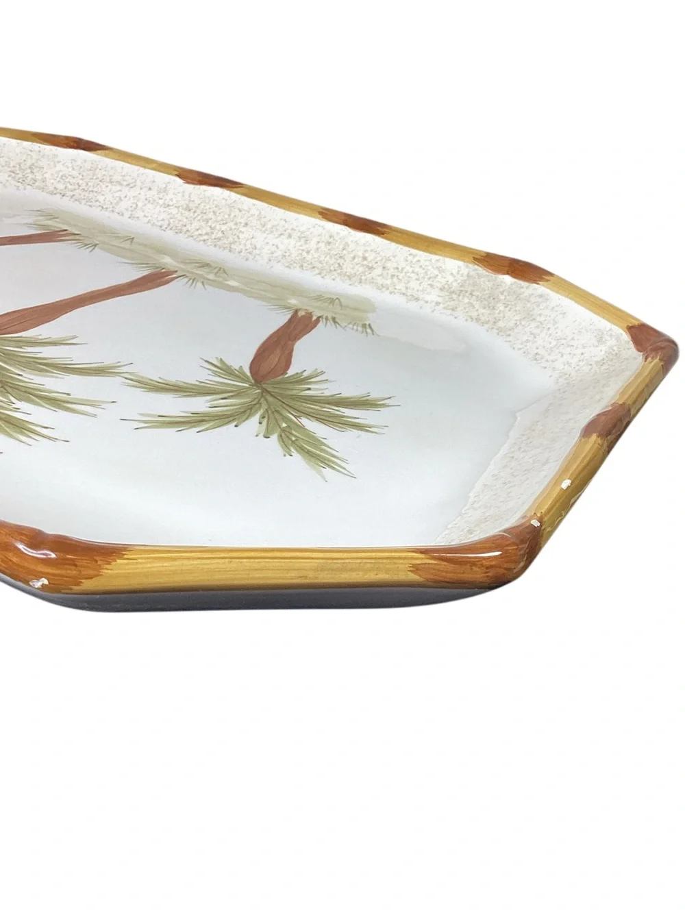 Vintage Century Large Ceramic Serving Platter 16x12.5”